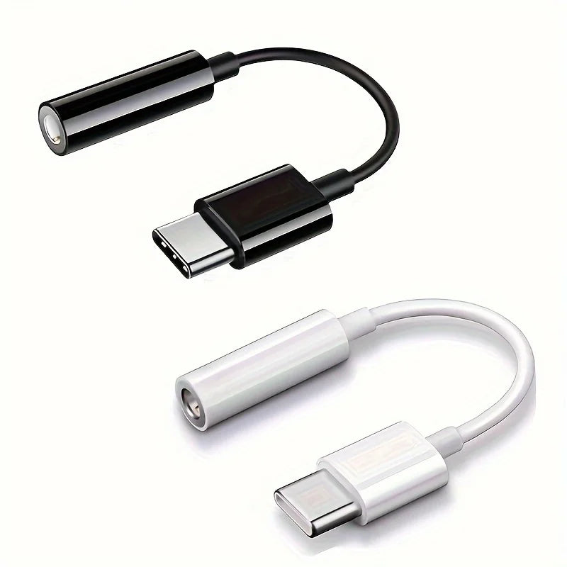 Adaptador auxiliar tipo ''C'' Para iPhone o android.
